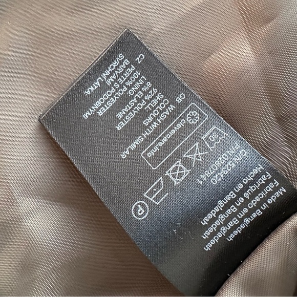 H&M open front blazer Olive Green w/pockets - Picture 6 of 6